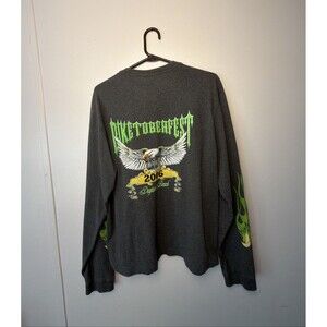 Vintage 2006 Daytona Biketoberfest Shirt Eagle Graphic Biker Shirt Medium USA
